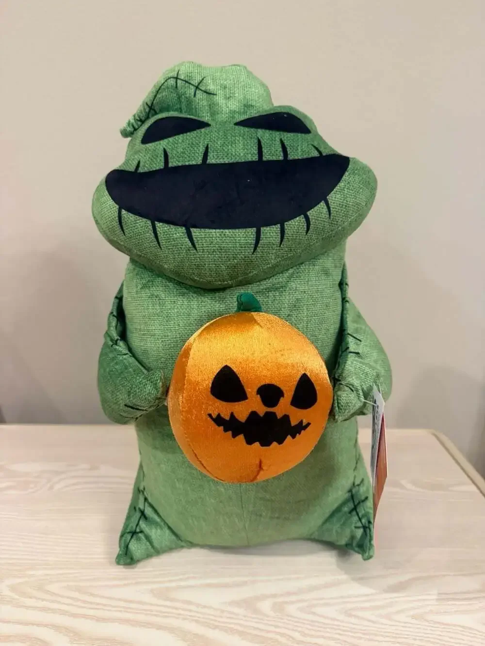 The Nightmare Before Christmas Oogie Boogie w Jack-O'-Lantern Halloween Greeter